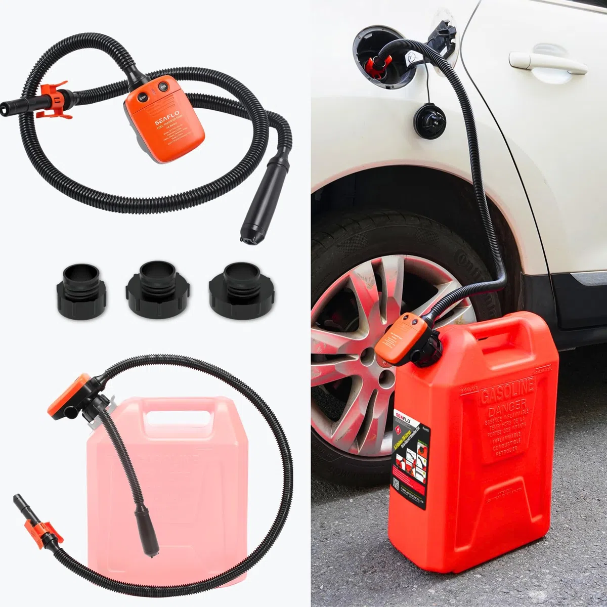 SEAFLO 552135 BOMBA DE TRANSFERENCIA AUTÓNOMA para Combustible, Aceite, Agua, Adblue, 9L/MIN