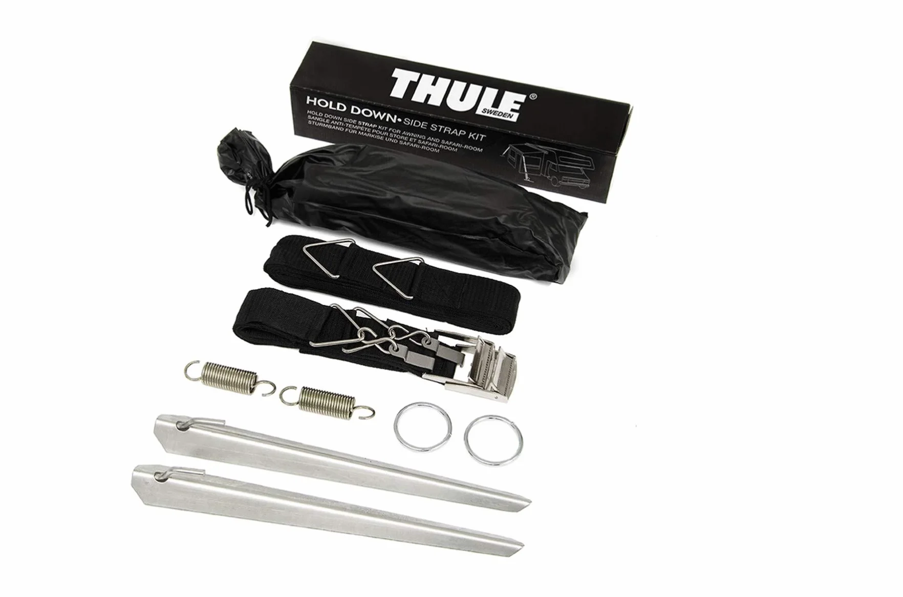 Thule Tormenta arriostramiento Mantenga pulsado SID, Negro