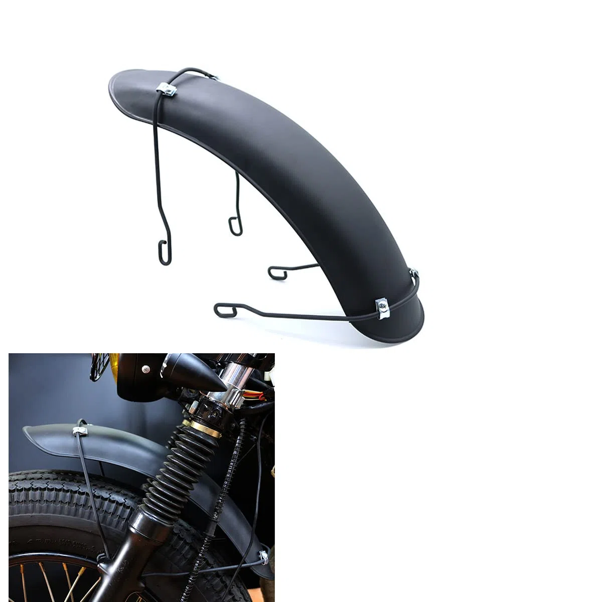 Guardabarros delantero de motocicleta, cubierta de Guardabarros de moto Front Fender reemplazo de protección para CG125 Z1000 Mudguard
