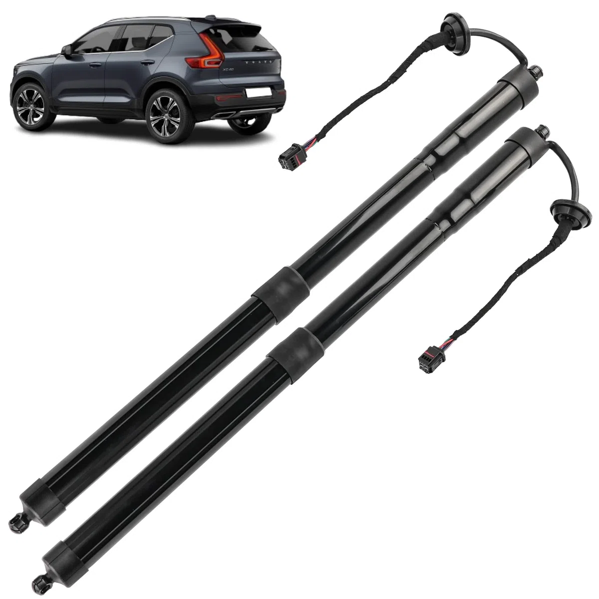2 amortiguadores maletero compatibles para Volvo XC40 (536) (desde 2018) AMORTIGUADORES ELÉCTRICOS. 32296296, 32296297