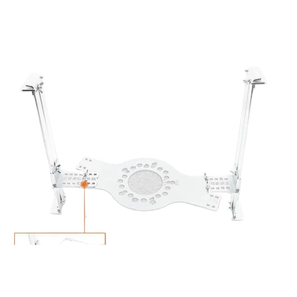 Herramienta de montaje de ruedas, maqueta de medición de prueba de ajuste de tamaño de neumático, compatible con patrón de 5 orejetas