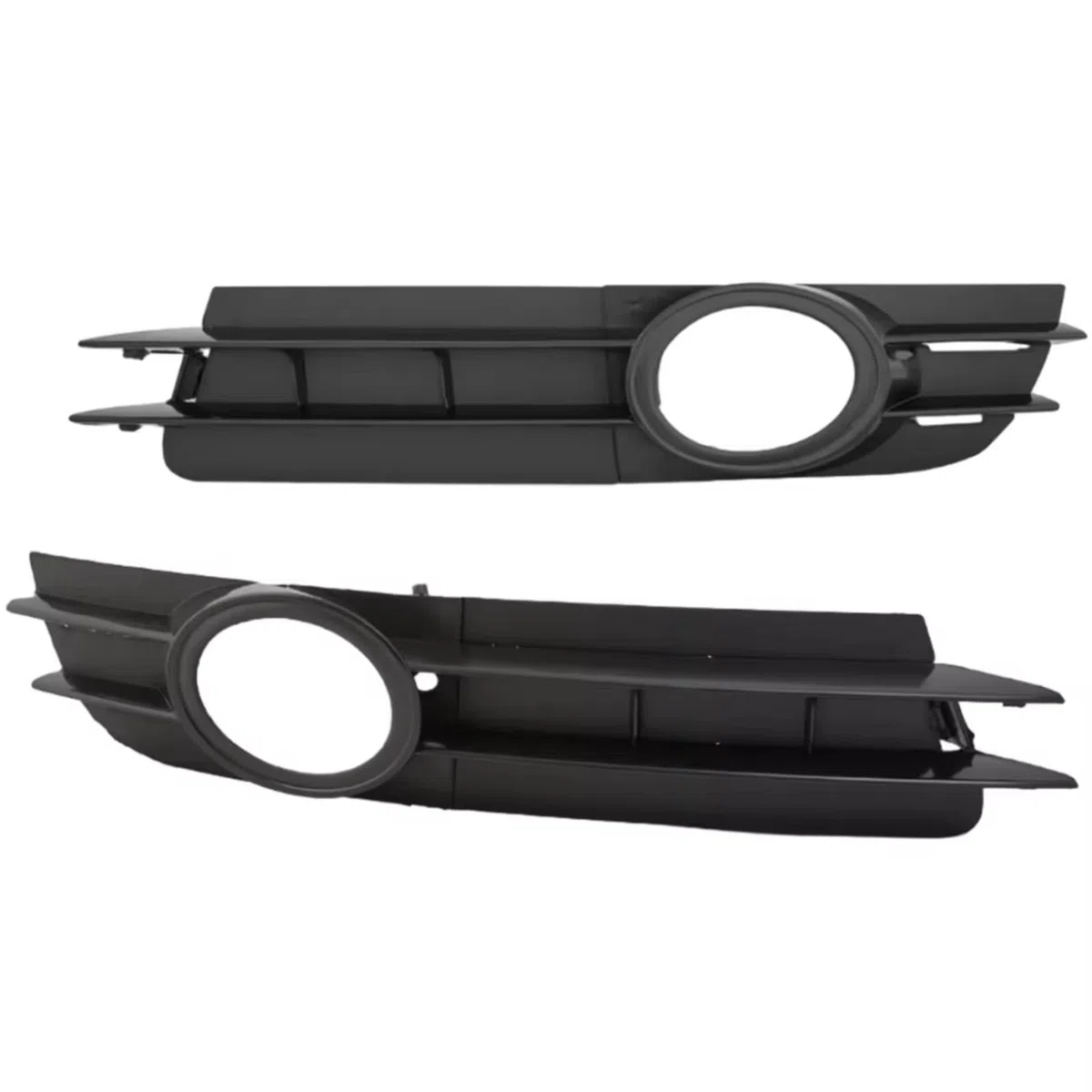 Rejilla de Luz Antiniebla Compatible Con A6 A6 Para Quattro C6 2005 2006 2007 2008 Rejilla De Parachoques Delantero Cubierta De Rejilla De Luz Antiniebla Parachoques Delantero(PAIR)
