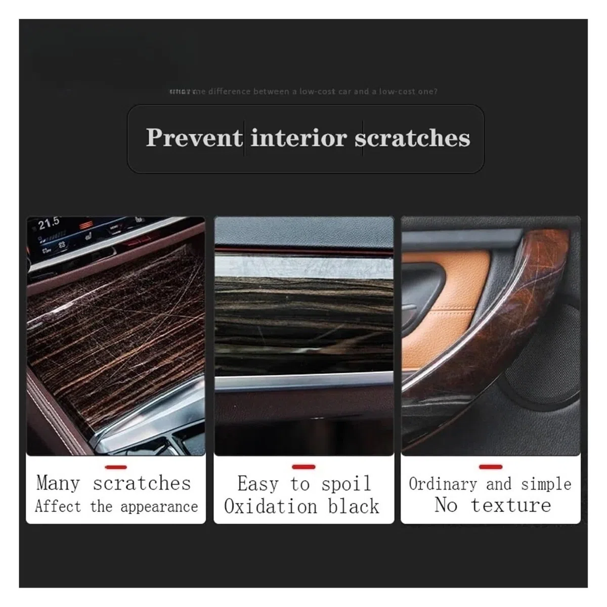Precorte para FO&RTHING M4 u-tour 2022-2025 Interior coche PPF película protección de pintura consola cero transparente mate TPU Película protección tableros