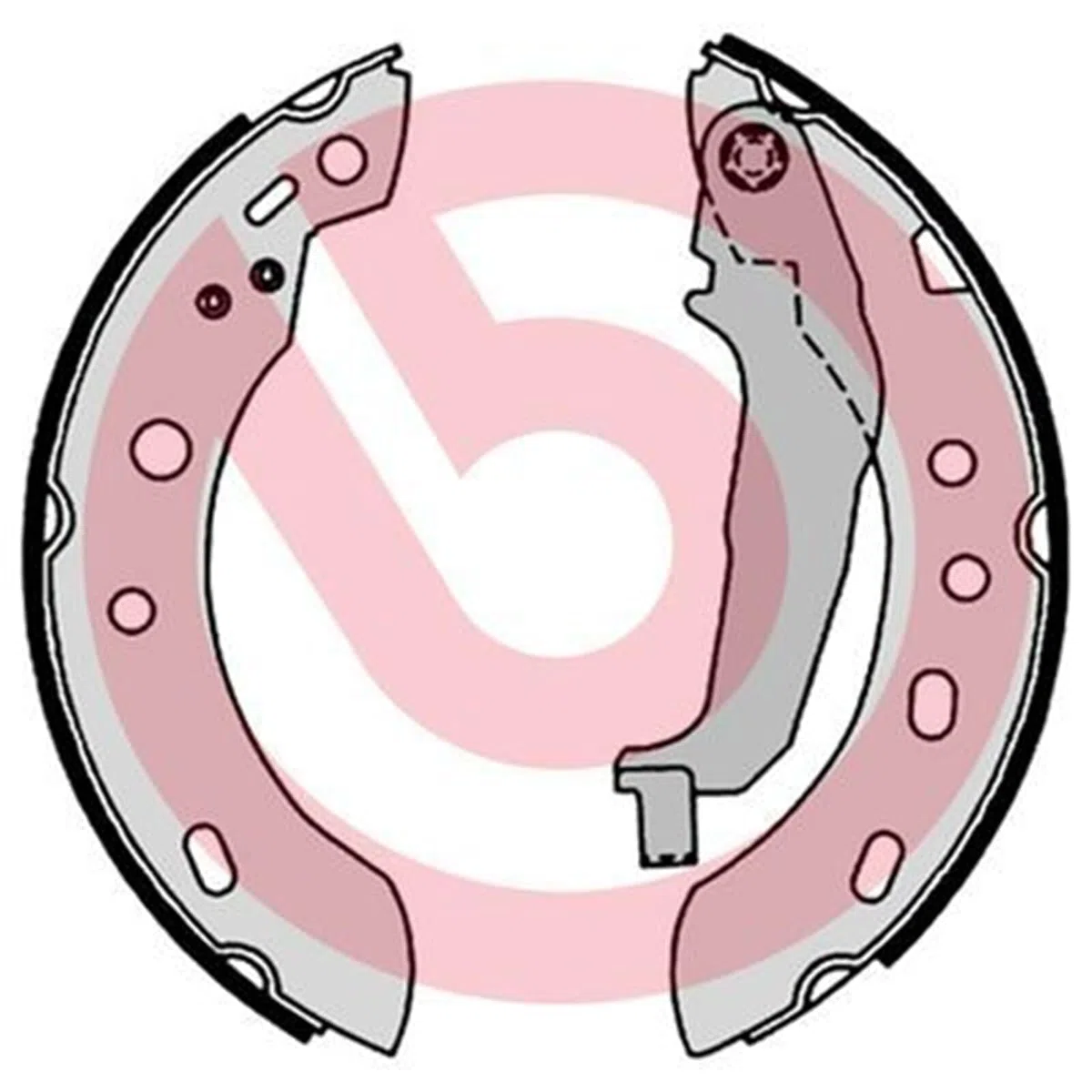 BREMBO Bremsbackensatz S56551
