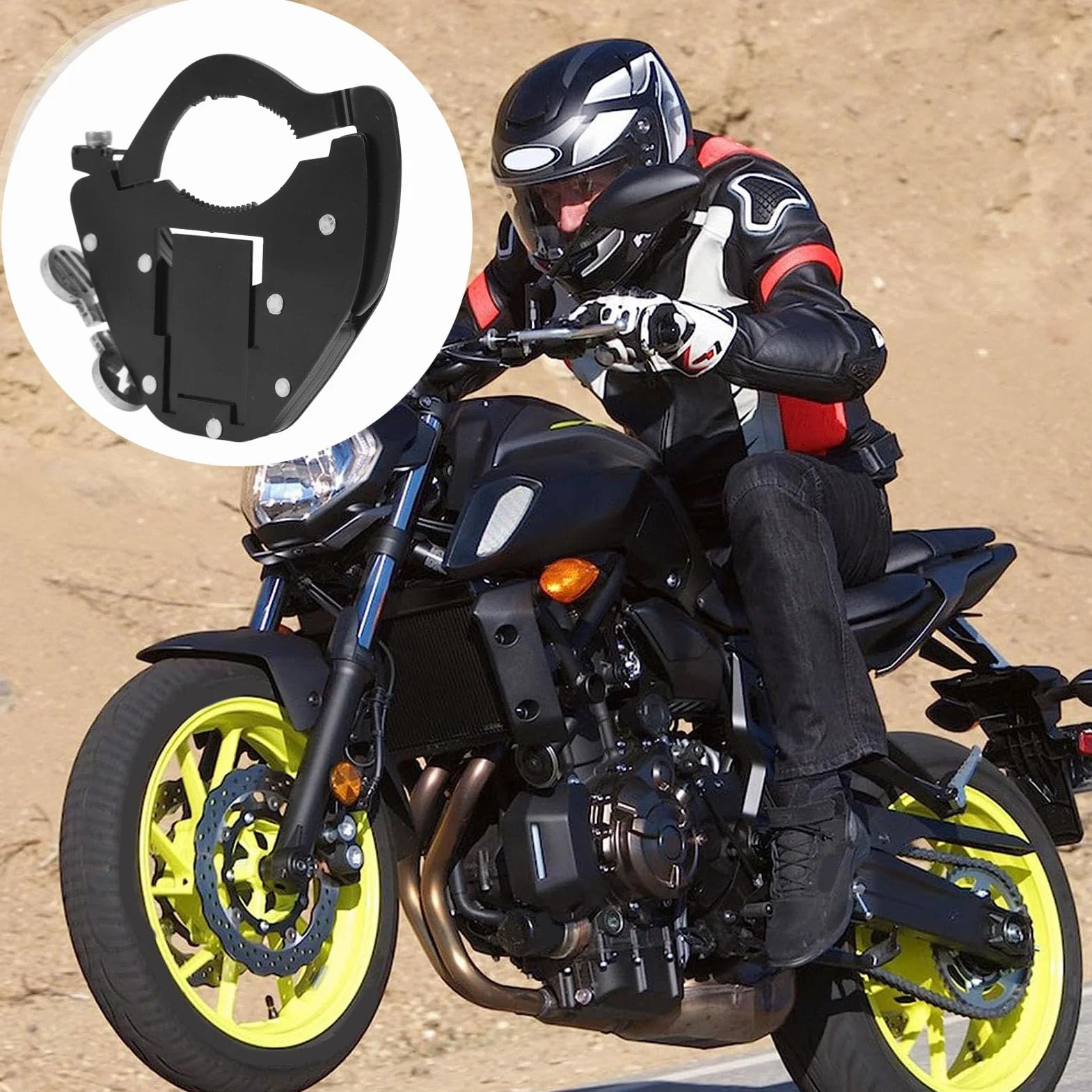 Cerradura Universal del Acelerador, Control de Crucero de la Motocicleta Kits de Bloqueo del Acelerador de la Motocicleta, Negro Abrazadera de Bloqueo de Asistencia, a Prueba