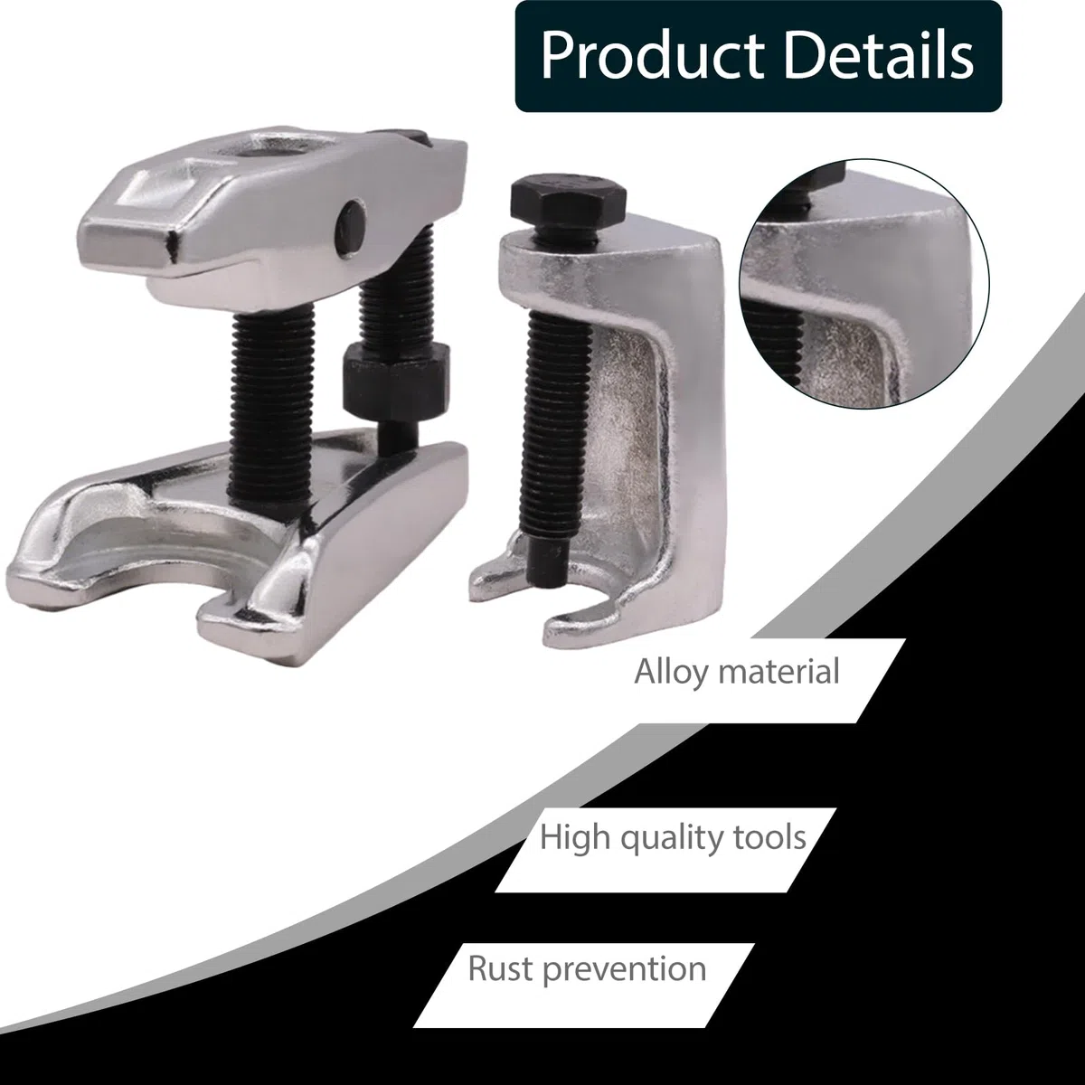 3 PCS Extractores Universales de Rótula y Articulación Esférica en Acero Forjado, Extractor de Rotulas, Articulación Esférica, Herramientas para Mecánicos y Aficionados para la Rremoción de Vehículos