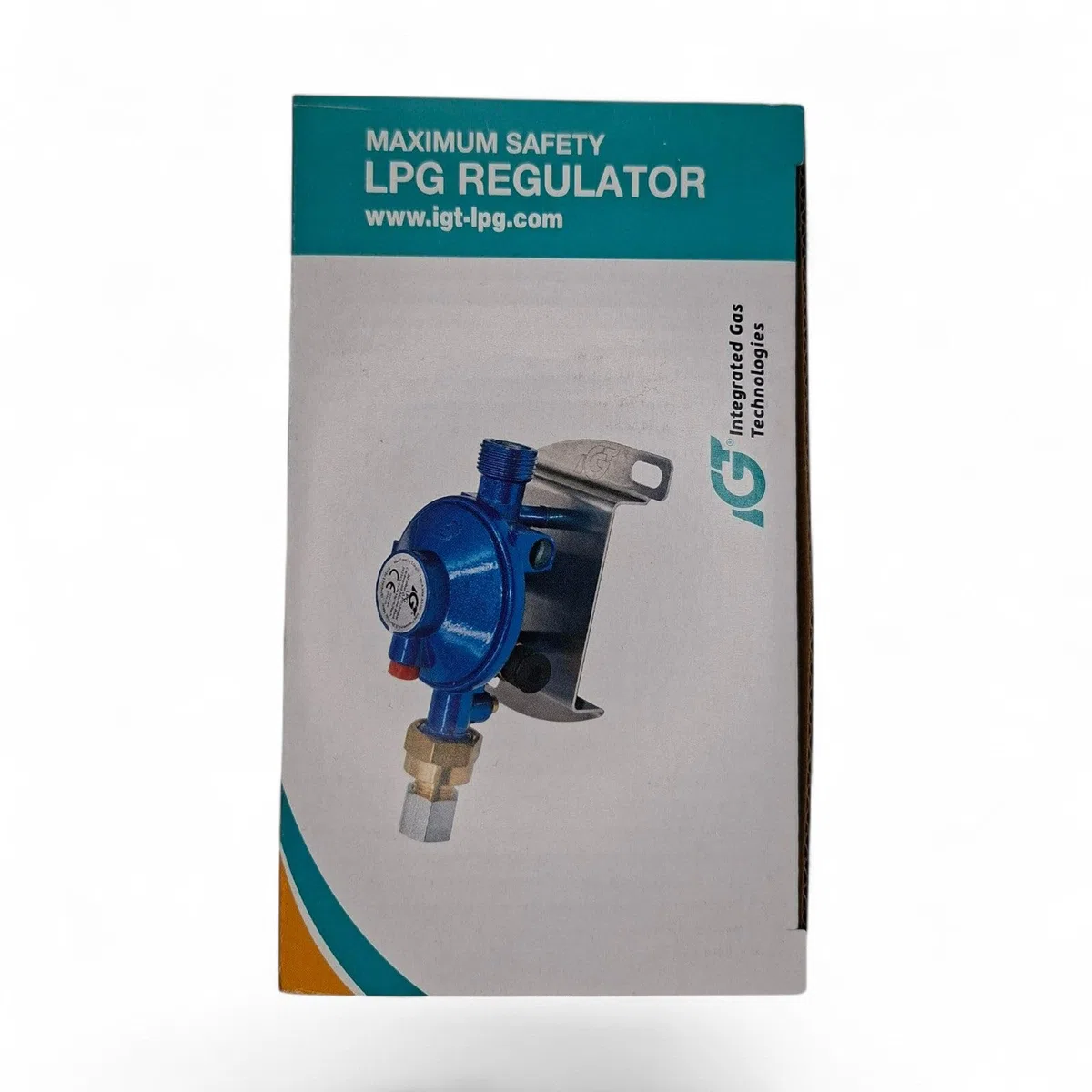 Regulador de presión de gas LPG de 30 mbar M20 x 1,5 8 mm para pared de mamparo para caravana, autocaravana
