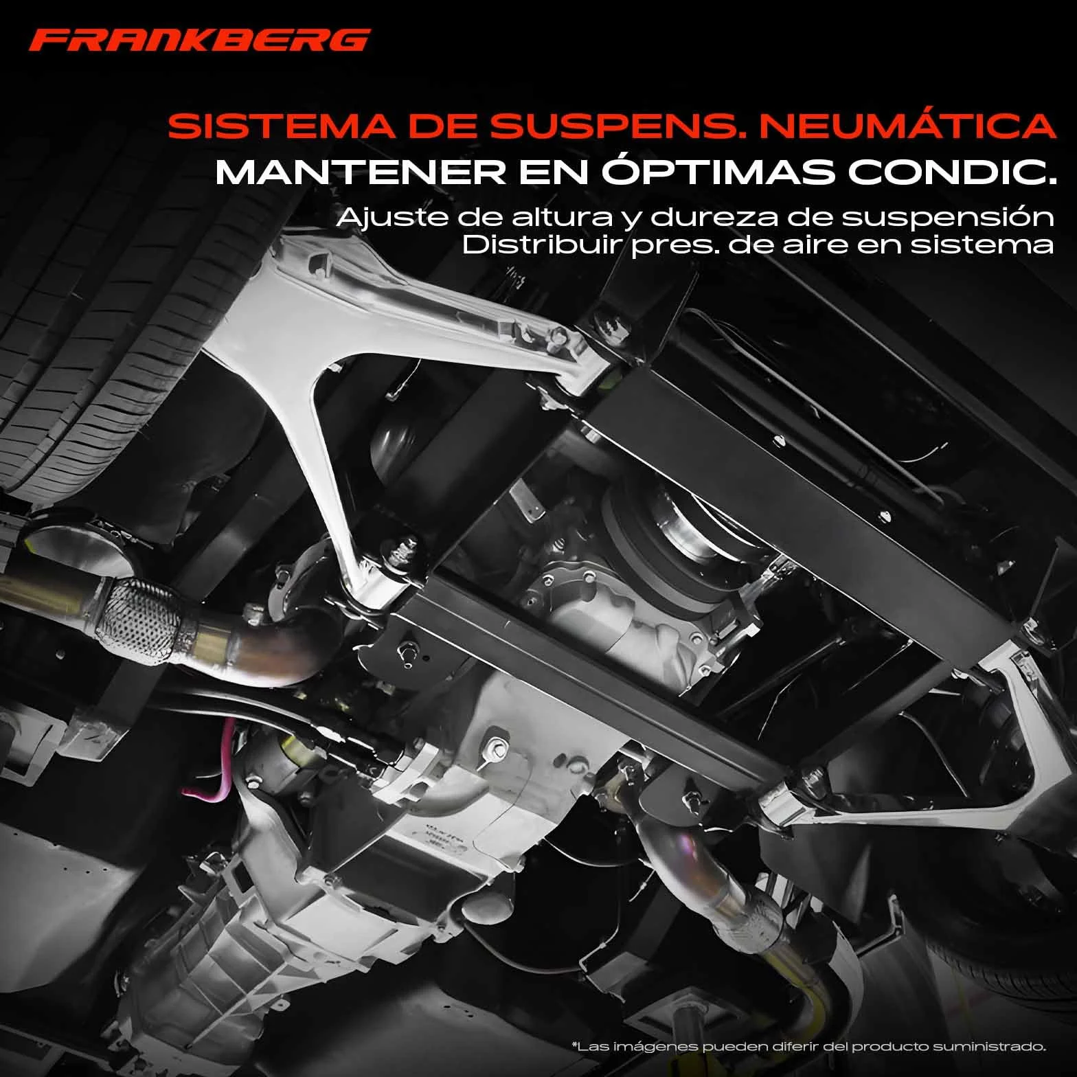 Frankberg Unidad de válvulas Suspensión neumática Bloque de válvulas 3-Polos Compatible con Viano W639 3.0L 2003-2025 Vito Bus W639 Electric 2003-2014 Replace# A6393280030
