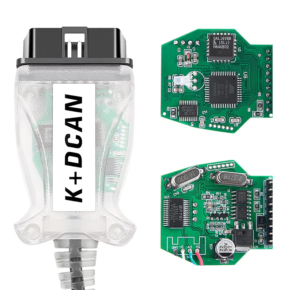 k + dcan obd2 dcan USB K obd2 dcan d Can Kabel Compatible con BMW dcan k+ dcan ediabas Cable