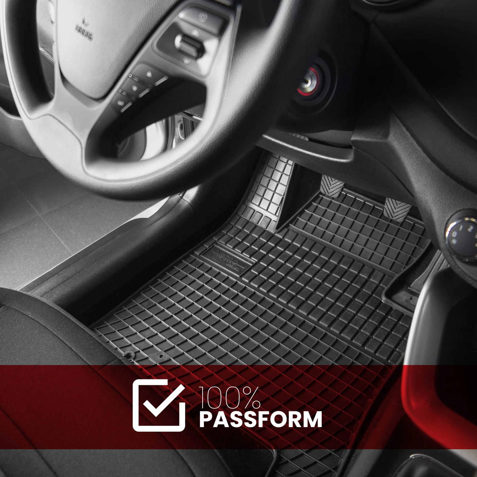 MOTOS Alfombrillas de Goma para Fiat Talento 2016-2020 Mejora tu Comodidad de Viaje con la Alfombrilla Antideslizante para Coche- Alfombrillas de Coche para Varias Estaciones