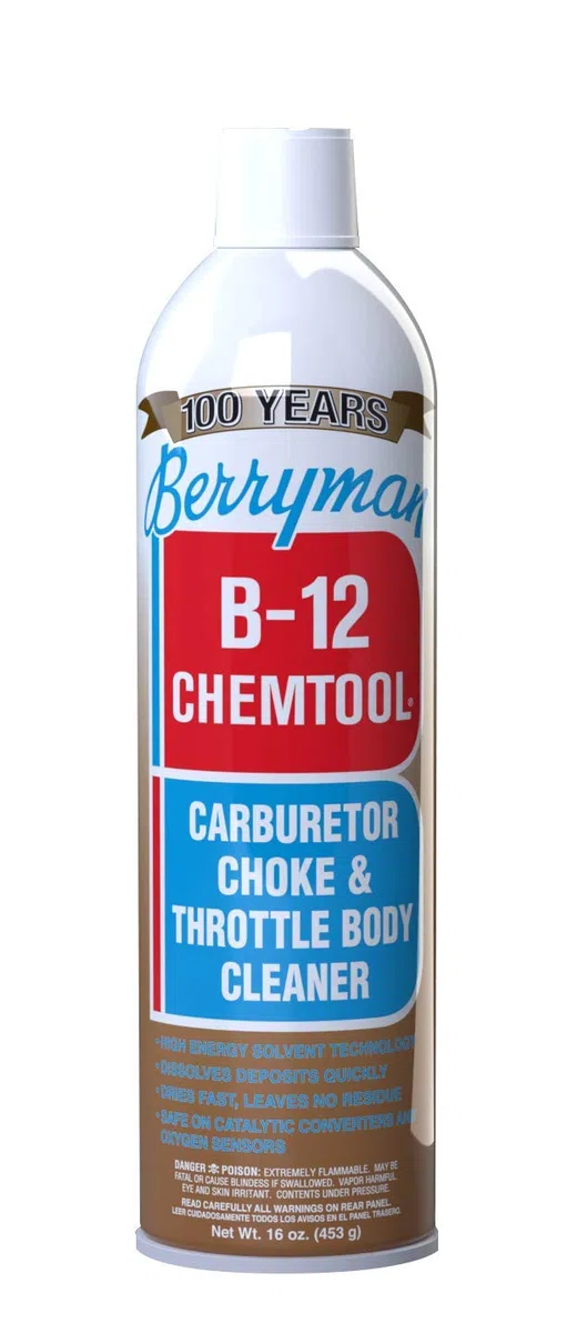 Berryman 0117 B-12 chemtool, Choke y para carburador Limpiador Cuerpo del Acelerador, no VOC Compliant en Algunos Estados, 16 oz.