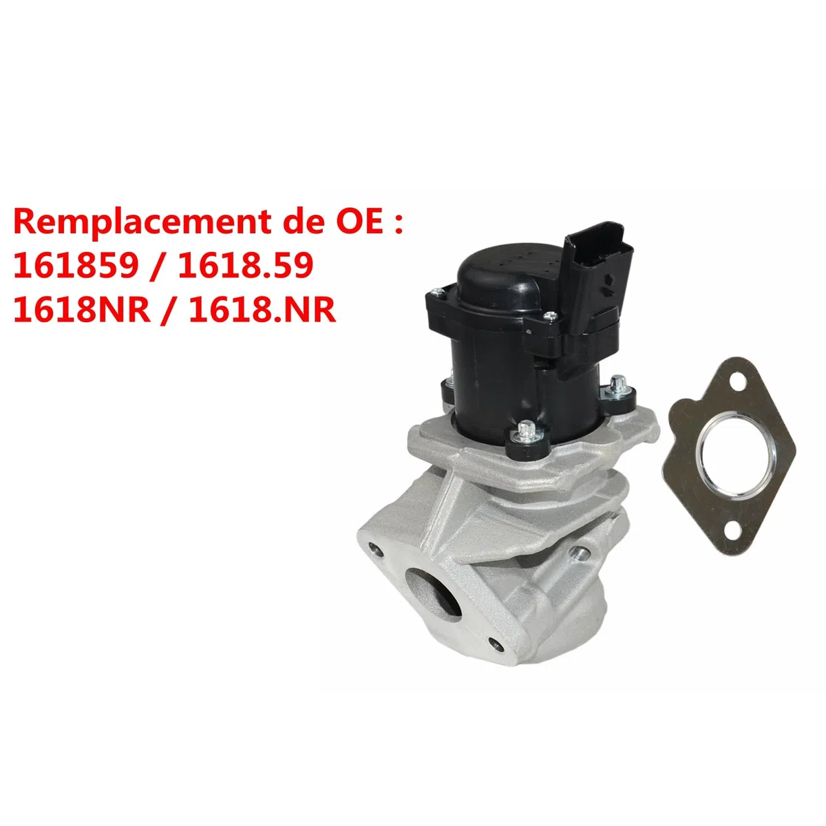 Bisenya Válvula EGR con junta 161859 1618NR Compatible con 1.6 HDI C2 C3 C4 C5 Berlingo 206 207 307 308 407 1007 1618.59 1618.NR 9649358780 9660276280 9685640480 9672880080