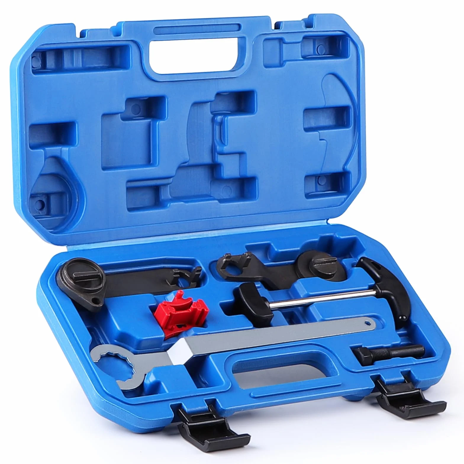 lalago 6pcs Herramienta de Ajuste del Motor, Kit de Correa Dentada de Distribución, Árbol Levas Alineación Compatible con VW/A3, para VAG EA211 Serie 1.2L 1.4L 1.4T 1.5T 1.6L FSI TSI TFSI Motores