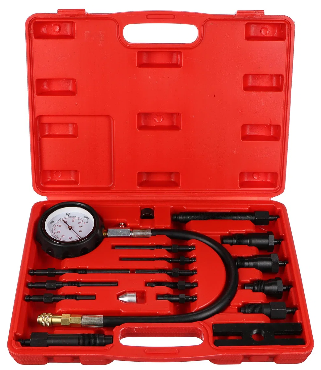 MECHANIC ENGINE TESTER 19 | Comprobador de compresión para motores diesel | 70 bar | manómetro de presión