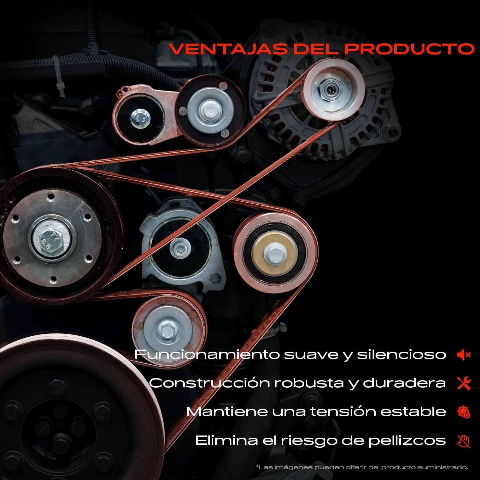 Frankberg Polea guía de rodillos Diesel Compatible con Mondeo III Turnier BWY 2.0L Mondeo III B5Y 2.0L Mondeo III Turnier BWY 2.2L Transit Bus FB FC FD FS FZ 2.0L Mondeo III B5Y 2.2L XS7E6A228CC