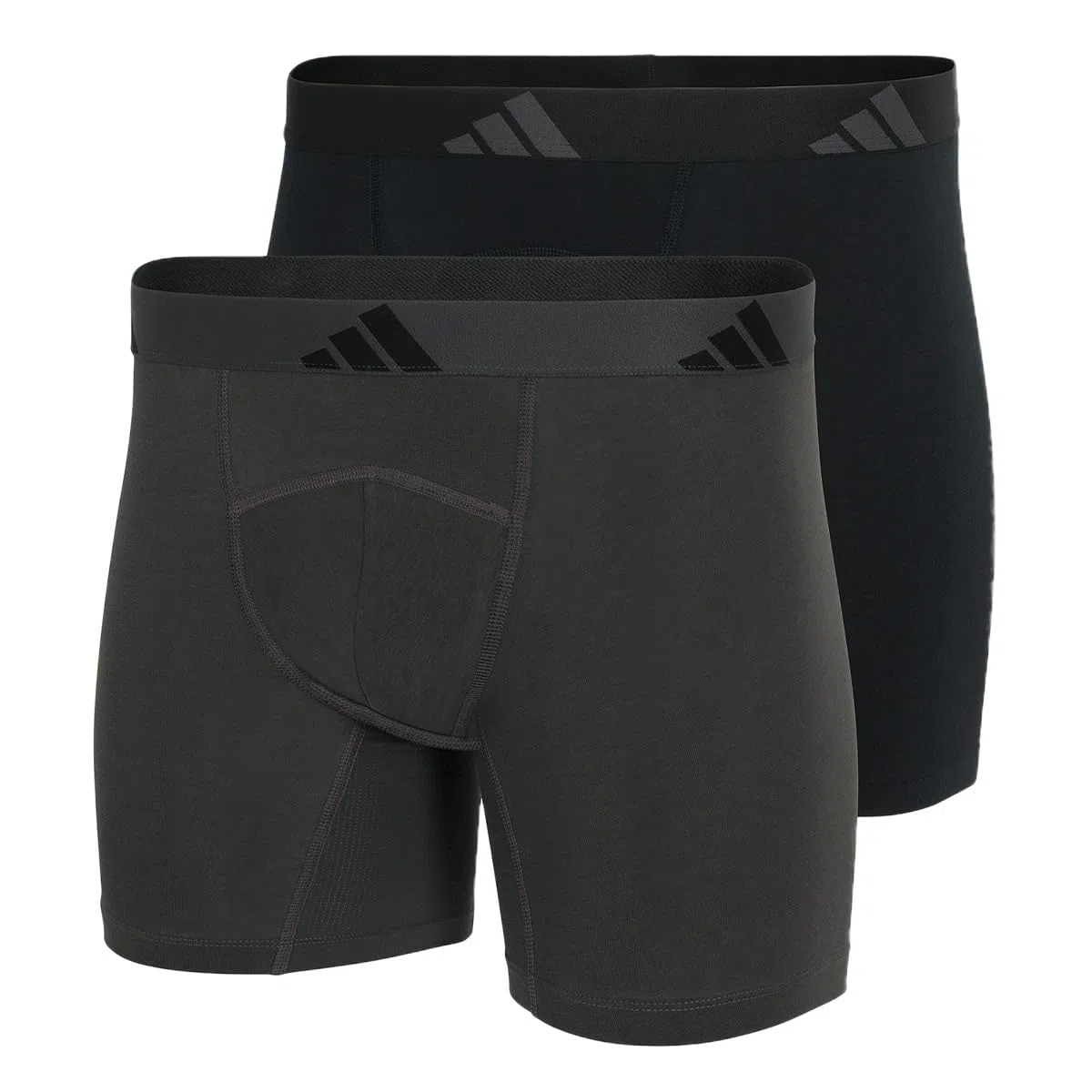 Adidas Ergonomic Boxer Brief (2pk) - Active Flex Cotton Ergonomic Bóxer Hombre (Pack de 2)